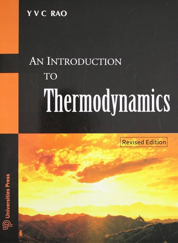 An Introduction to Thermodynamics: Rao Y.V.C.: 9788173714610